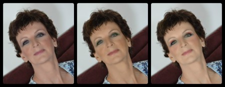 Photogallery violet green & rainbow colours